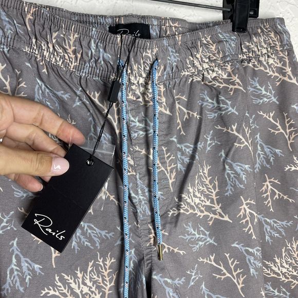 Rails Drawstring Swim Shorts Trunks 8" Inseam Men's Size XL NWT Coral Reef - Picture 4 of 9